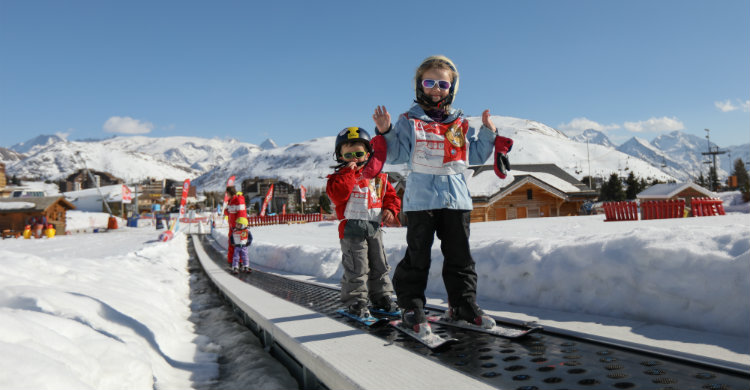 enfants cours ski