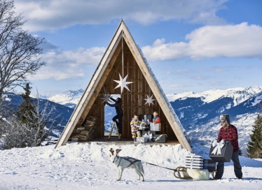 Noël est magique à la montagne